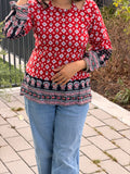 Ajrakh print Kurti