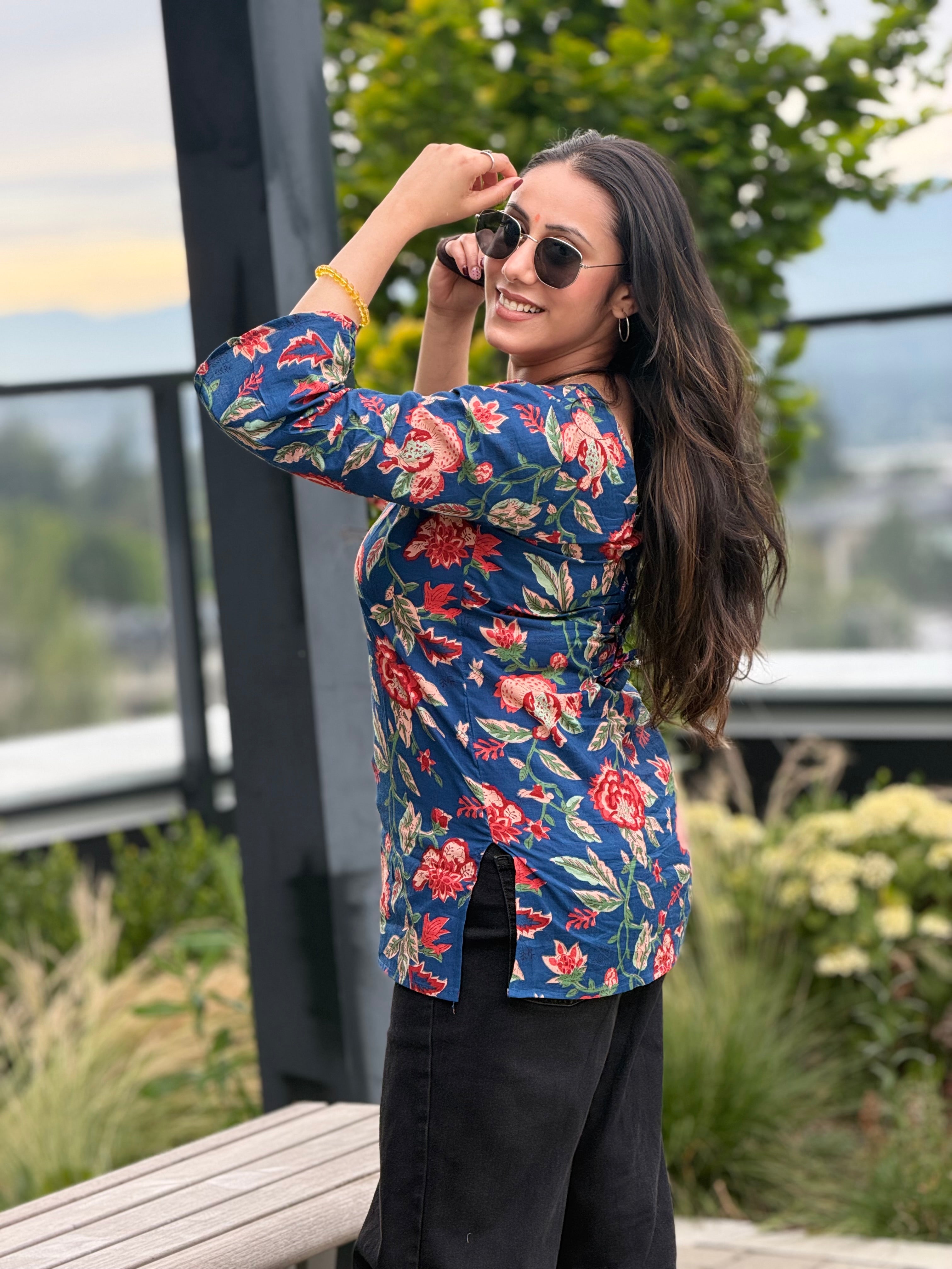 Peacock pride Kurti ￼