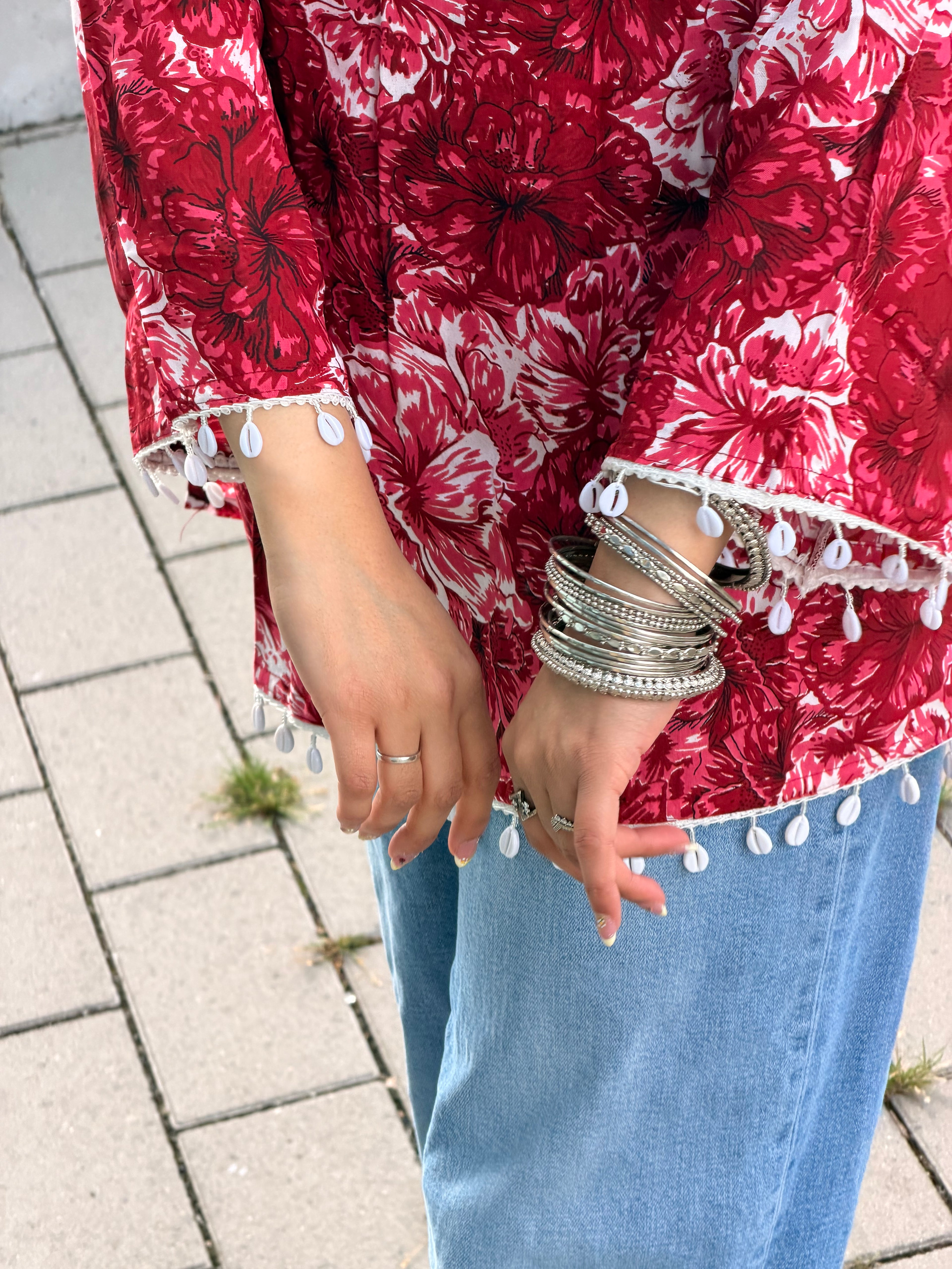 Rose Petal Kurti
