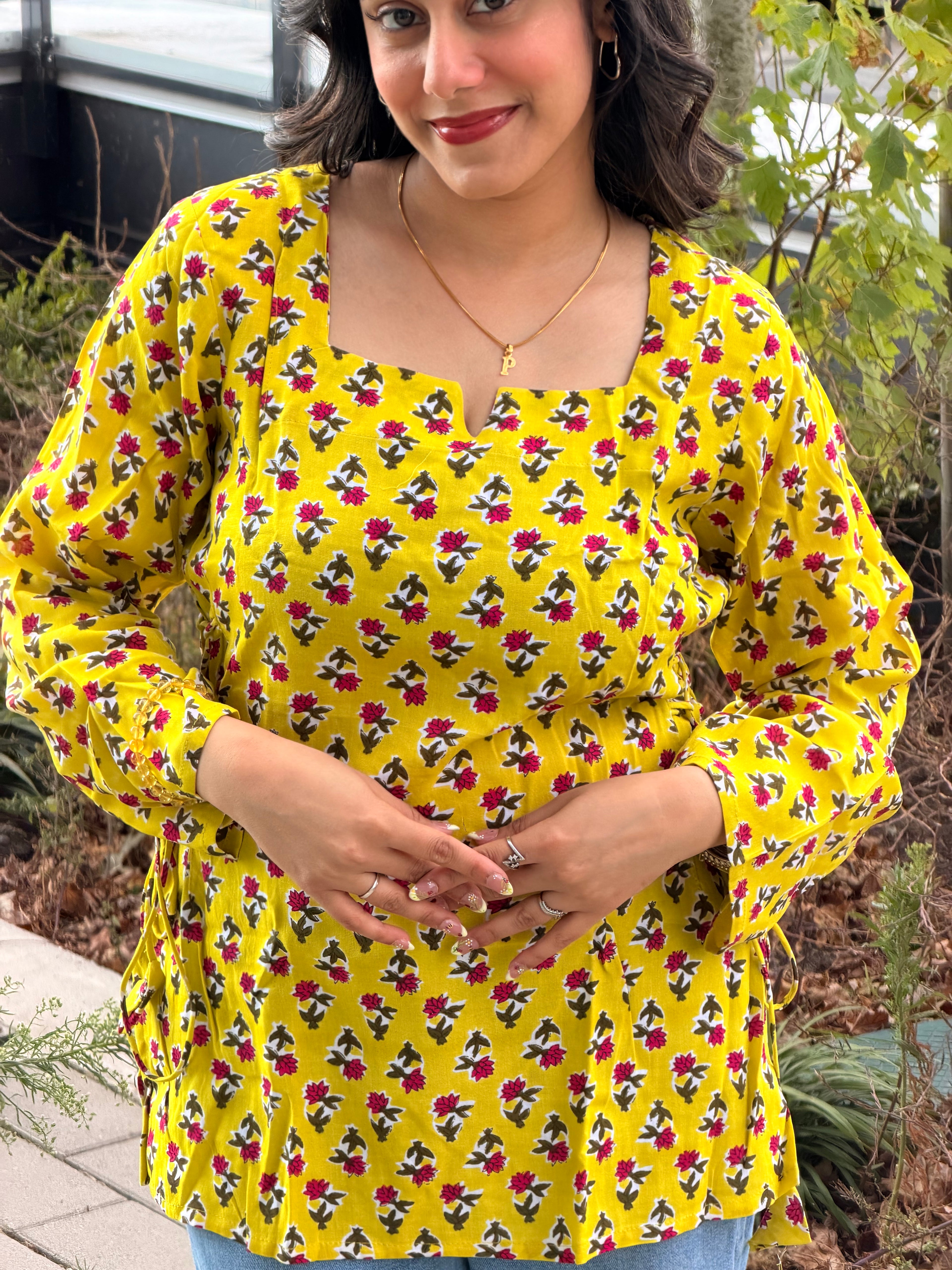 Side corset Kurti