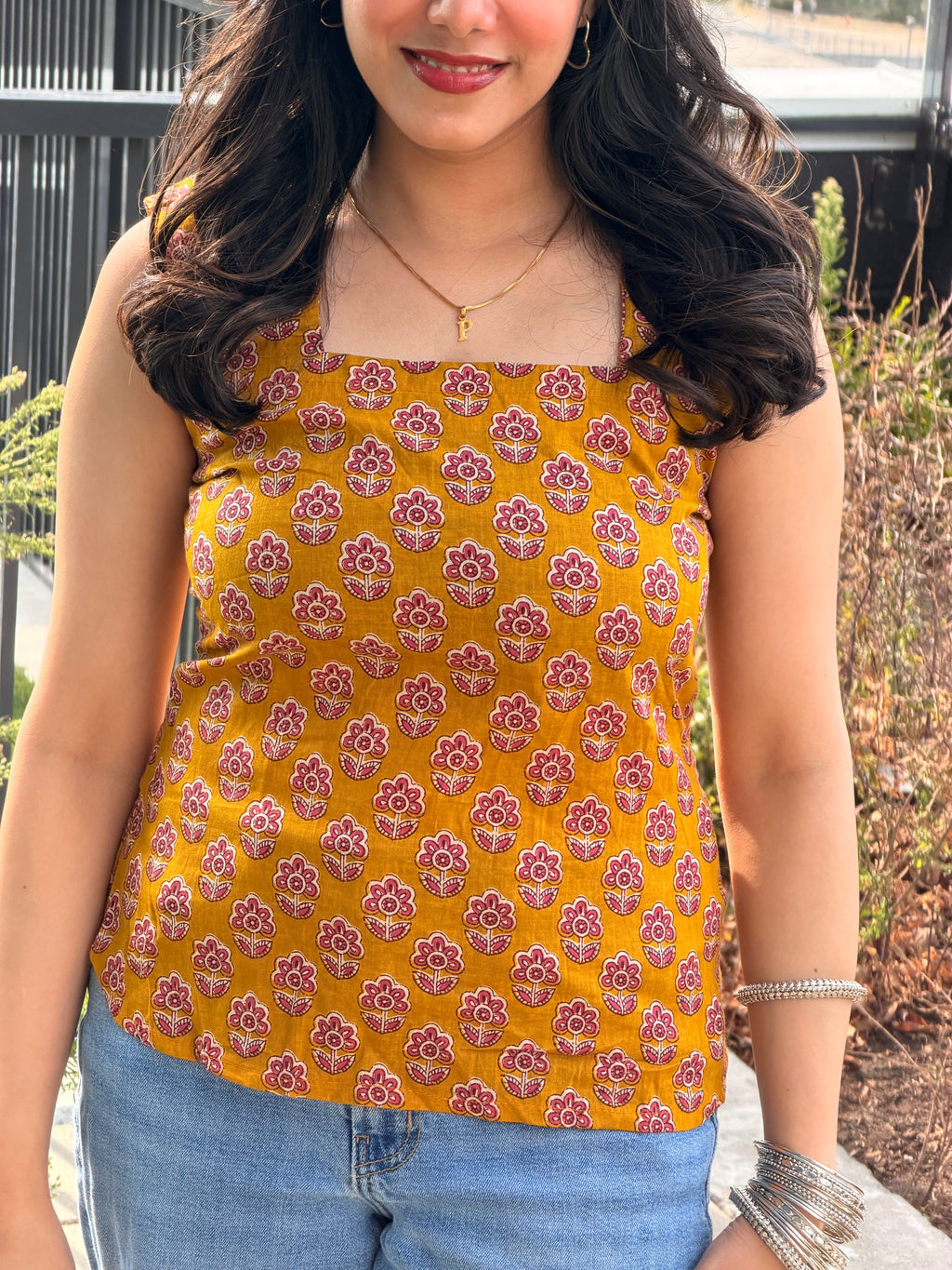 Golden glow top