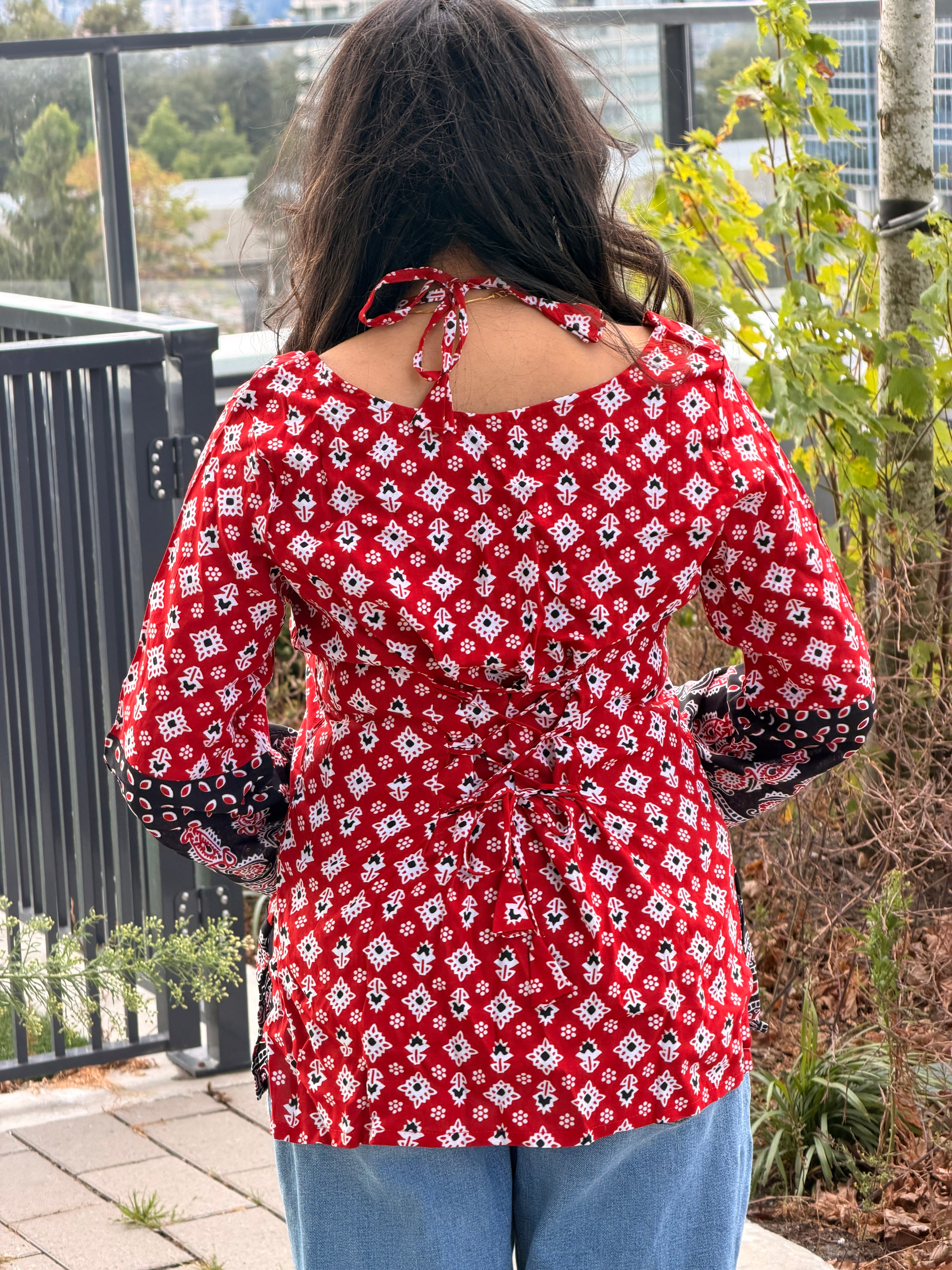 Ajrakh print Kurti