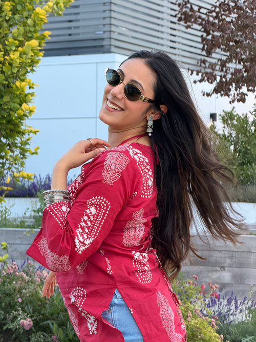 Corset Back Kurti