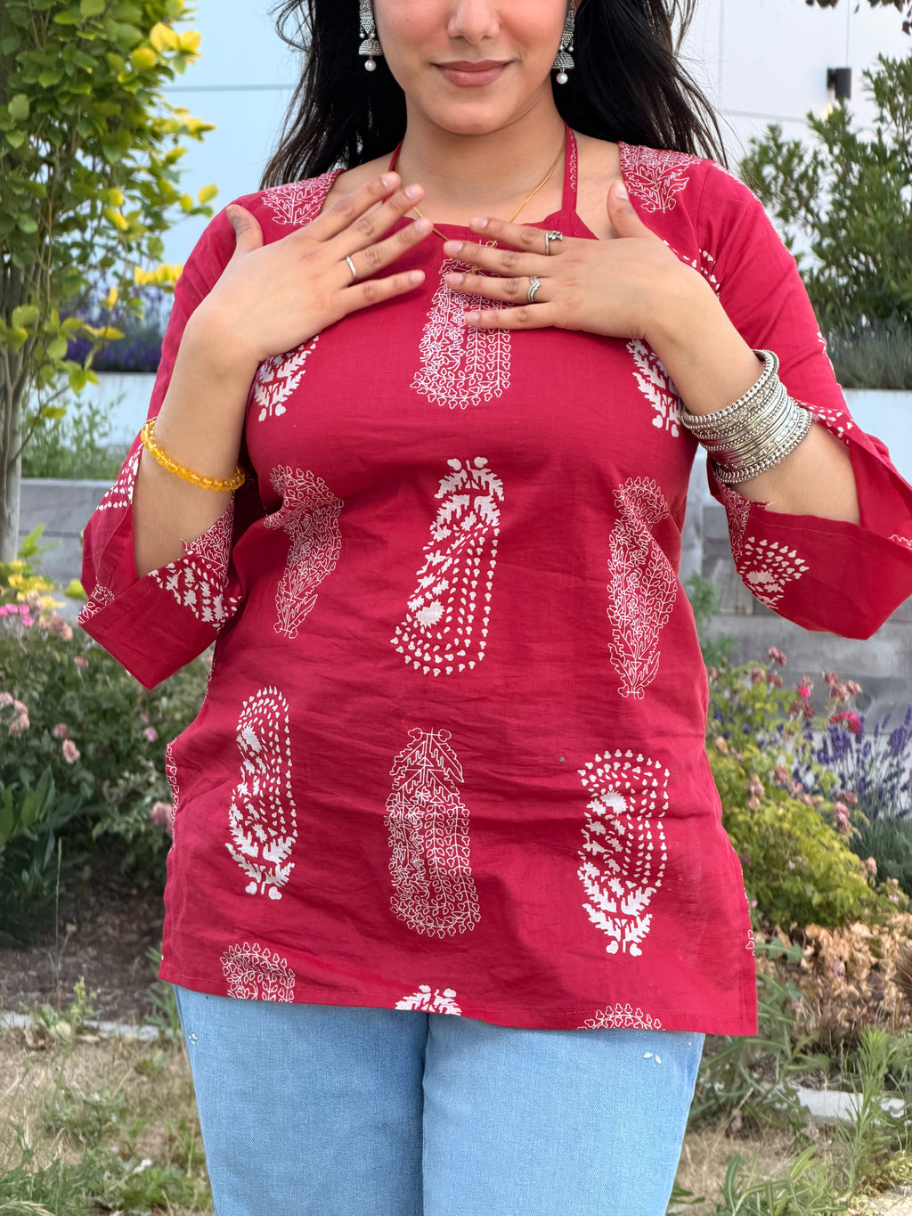 Corset Back Kurti