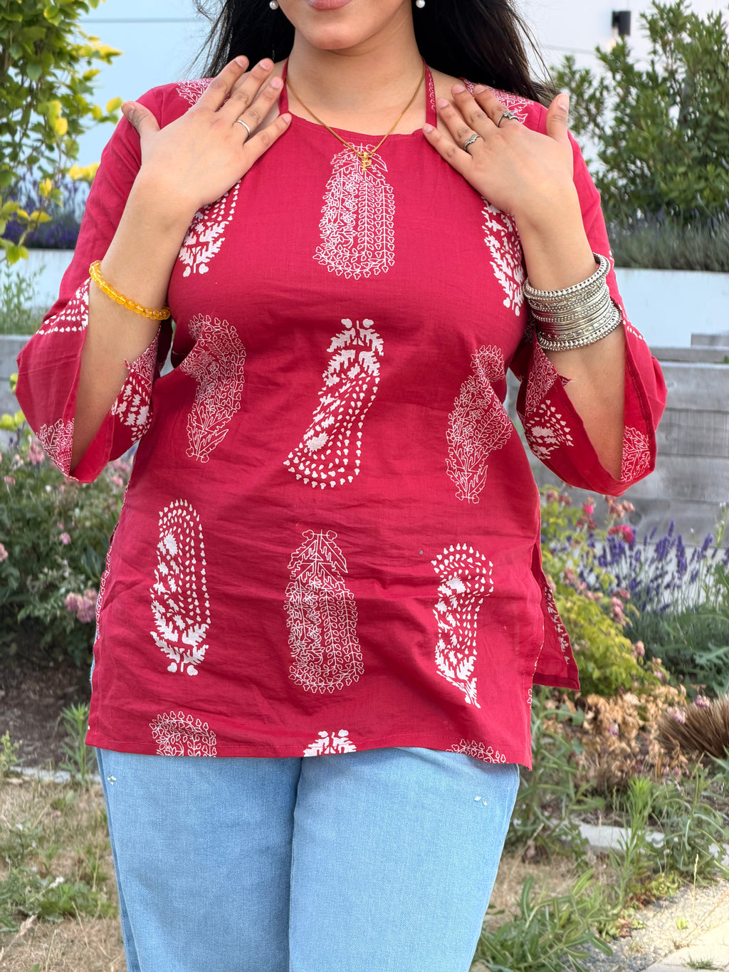 Corset Back Kurti