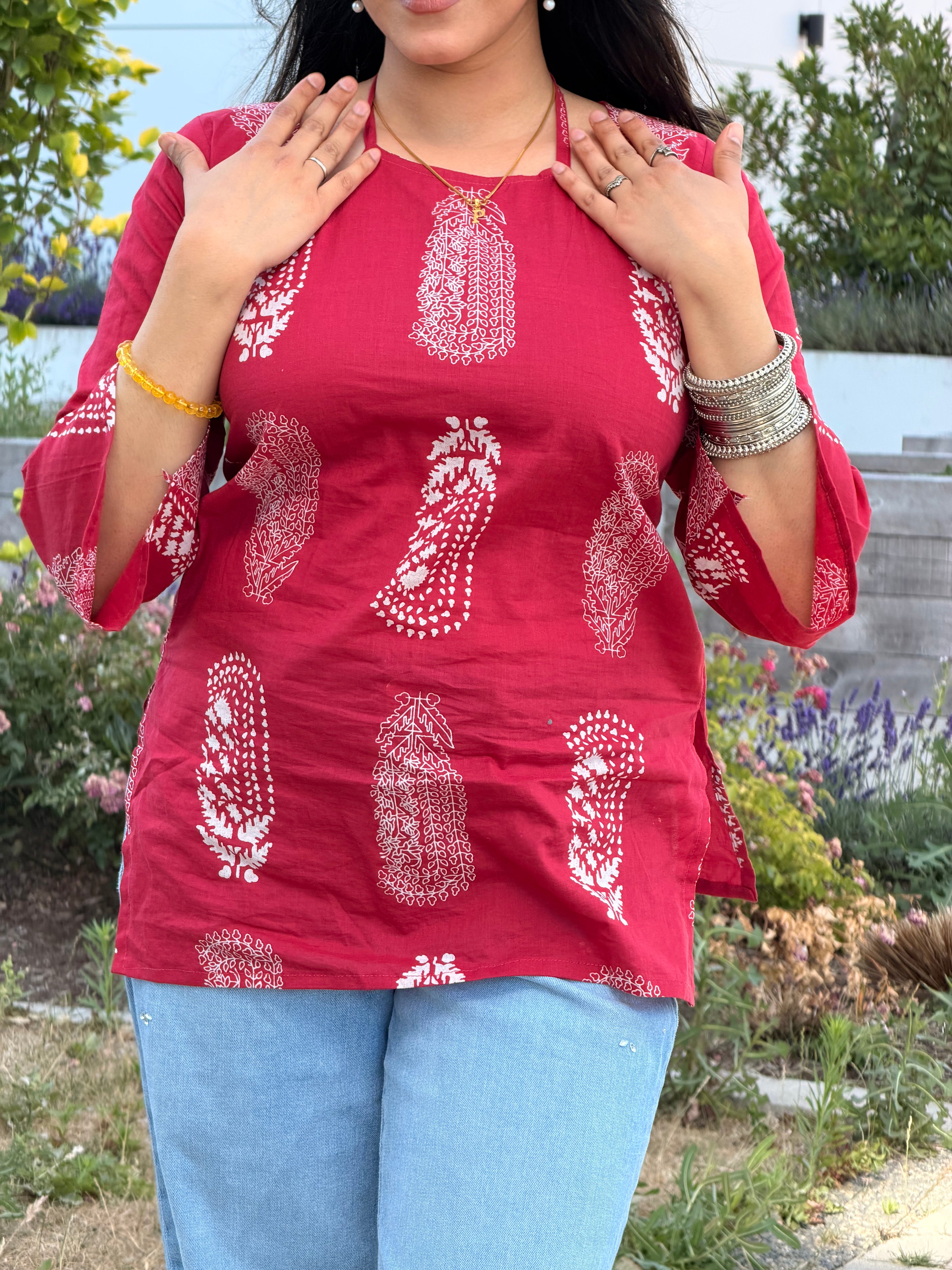 Corset Back Kurti
